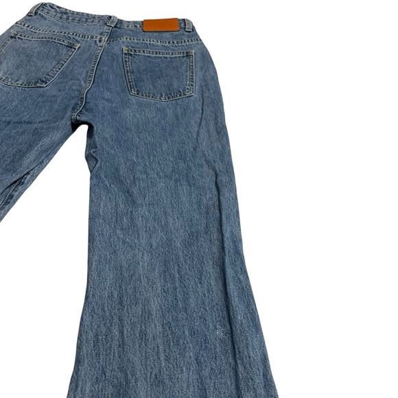 Princess Polly Womens Jeans Size 4 Blue High Rise Boot Flare Leg Zip Fly Denim - Picture 10 of 15